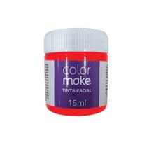 Tinta Facial Líquida Vermelha 15 mL - 1 unidade - ColorMake - Rizzo