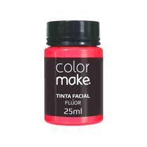 Tinta Facial Líquida Vermelho Neon 35ml