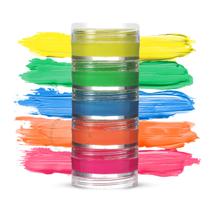 Tinta Facial Neon Maquiagem Fluorescente 5 Cores Colormake Tinta Facial Neon Maquiagem Fluorescente 5 Cores Colormake