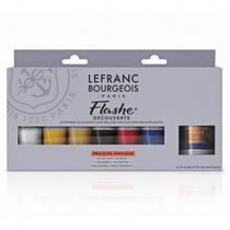 Tinta Flashe Lefranc & Bourgeois C/6 20ml + Verniz Fosco Tinta Flashe Lefranc & Bourgeois C/6 20ml + Verniz Fosco