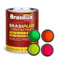 Tinta Fluorescente Acrilica Luminosa 900ml Interior/exterior