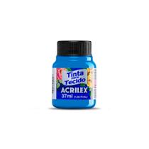 Tinta Fluorescente Para Tecido 37ml - Azul - 1 unidade - Acrilex - Rizzo