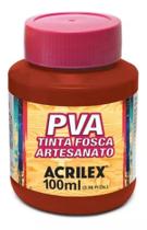 Tinta Fosca Artesanato PVA 100ml Ceramica Acrilex c/6un