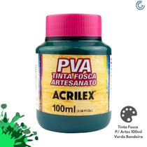 Tinta Fosca P/ Artes 100ml Verde Bandeira - Acrilex