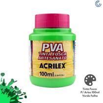 Tinta Fosca P/ Artes 100ml Verde Folha - Acrilex