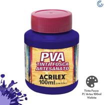 Tinta Fosca P/ Artes 100ml Violeta - Acrilex
