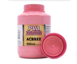 Tinta Fosca Para Artesanato Pva 500ml 567 Rosa Chá