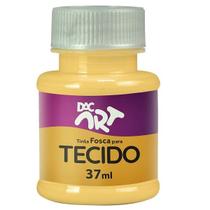 Tinta Fosca para Tecido 37ML Amarelo Pessego DAC Tinta Fosca para Tecido 37ML Amarelo Pessego DAC
