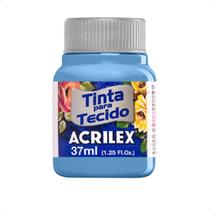 Tinta Fosca Para Tecido Acrilex 37ml Azul Inverno 584