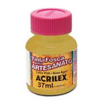 Tinta Fosca PVA 37ml AMARELO OCRE Acrilex Tinta Fosca PVA 37ml AMARELO OCRE Acrilex