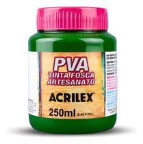 Tinta Fosca Pva Artesanato Acrilex Verde Musgo 250ml