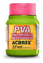 Tinta Fosca PVA VERDE MAÇÃ 802 - 37ml - ACRILEX