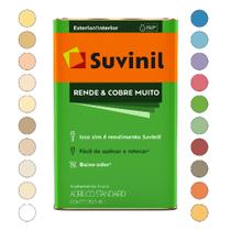 Tinta fosco acrilico rende e cobre muito cor branco 18lt