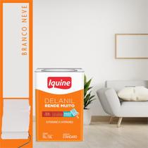 Tinta Fosco Aveludada Branco Neve Delanil 18l Iquine Rende até 500m²