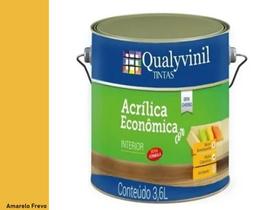 Tinta Galão Acrílica Econômica Fosco 3,6 Litros Qualyvinil