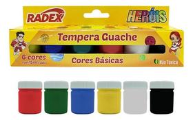 Tinta Gauche Escolar 15ml - kit com 6 Unidades Cores Primárias
