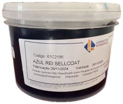 Tinta Gráfica Offset Azul Rei Sun Chemical Luminescence embalagem de plástico com 2 kgs