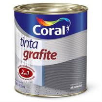 Tinta Grafite Sintética Fosca Clara 900ml - CORAL