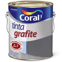 Tinta Grafite Sintética Fosca Escuro 3,6 Litros - CORAL