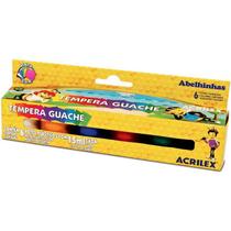 Tinta Guache 015ML 06 Cores Auto Servico PCT com 12