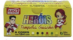 Tinta Guache 015Ml 06 Cores College Joaninha Radex Estojo Tinta Guache 015Ml 06 Cores College Joaninha Radex Estojo