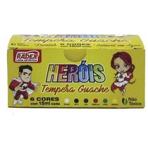 Tinta Guache 015ML 06 Cores - Radex Tinta Guache 015ML 06 Cores - Radex