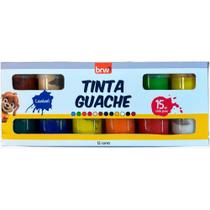 Tinta Guache 015ML 12 Cores Basicas Caixa