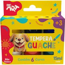 Tinta Guache 015ML 6 Cores PCT.C/12