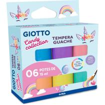 Tinta Guache 015ML Giotto CANDY 6 Cores