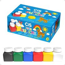 Tinta Guache 12 Cores 15ml - Cis