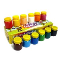 Tinta Guache 12 Cores com 15ml cada ACRILEX