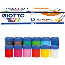 Tinta Guache 12 Potes com 15ml GIOTTO