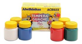 Tinta Guache 15 ml 6 Cores Acrilex