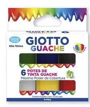 Tinta guache 15 ml c/ 6 cores Giotto 016000 CX 1 UN