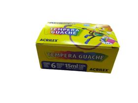 Tinta Guache 15ml Acrilex 06 potes