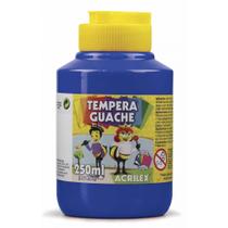 Tinta guache 250 ml azul turquesa Acrilex