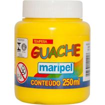 Tinta guache 250ml amarelo maripel Tinta guache 250ml amarelo maripel