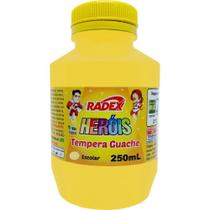 Tinta Guache 250ML Amarelo Pacote com 03