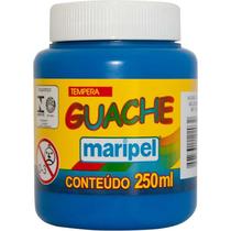 Tinta guache 250ml azul escuro maripel Tinta guache 250ml azul escuro maripel
