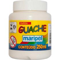 Tinta Guache 250ML Branco (67897731141165) CX com 06 Tinta Guache 250ML Branco (67897731141165) CX com 06