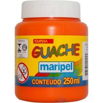 Tinta guache 250ml laranja maripel Tinta guache 250ml laranja maripel