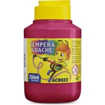 Tinta Guache 250ML Magenta Pacote com 03