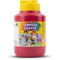 Tinta Guache 250ML Magenta Pacote com 03