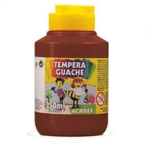 Tinta guache 250ml marrom Acrilex