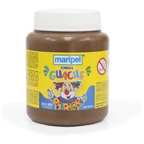 Tinta Guache 250ML Marrom Caixa com 6 Unidades