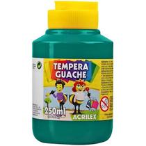 Tinta Guache 250ML Pintura Tempera Guache Escolar Acrilex