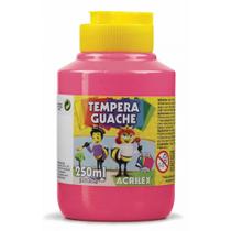 Tinta guache 250ml rosa Acrilex Tinta guache 250ml rosa Acrilex