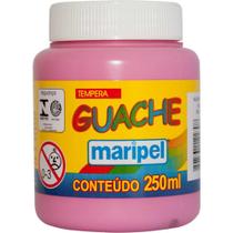 Tinta Guache 250ML Rosa - Caixa com 6 Unidades