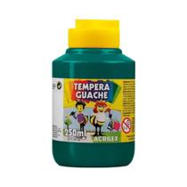 Tinta guache 250ml verde bandeira - ref 20250511