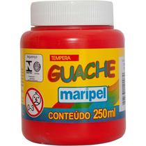 Tinta guache 250ml vermelho maripel Tinta guache 250ml vermelho maripel